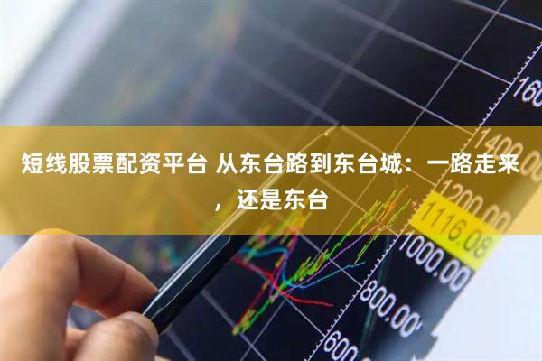 短线股票配资平台 从东台路到东台城：一路走来，还是东台